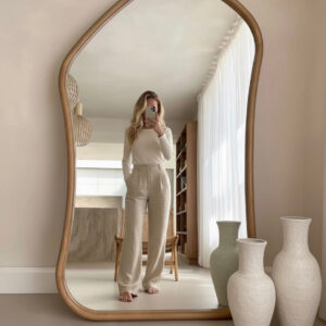 Specchio ad arco in legno XL