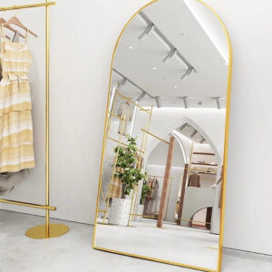 Specchio Golden Arch di grandi dimensioni 180 x 90 cm